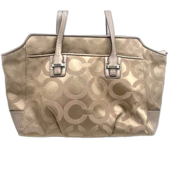 Coach Taylor Sateen Satchel/Tote - Picture 1 of 5